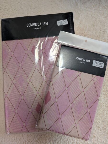 昭和西川 COMME CA ISM 敷き布団用カバー 枕カバー セット