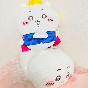 未使用 ちいかわ もっちる ねそべりBIGぬいぐるみ と 誕生日なちいかわBIGぬいぐるみ セット