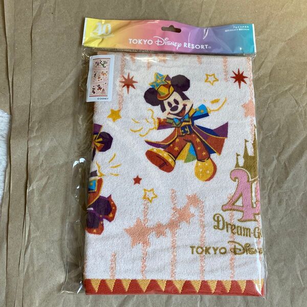 東京ディズニーリゾート40周年記念フェイスタオル ミッキー