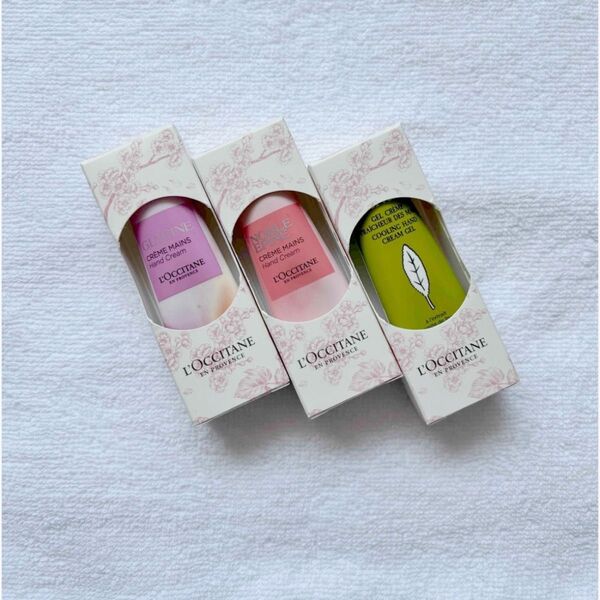 新品L'OCCITANEロクシタンハンドクリーム10ml×3本①