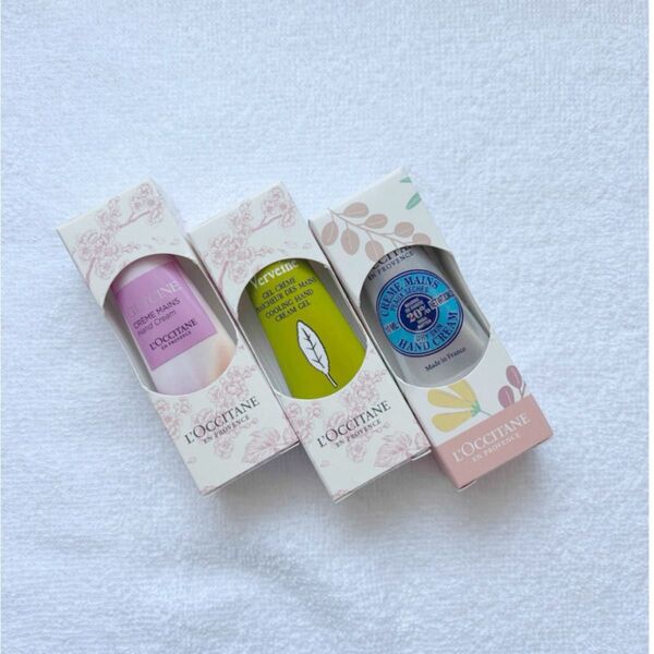 新品L'OCCITANEロクシタンハンドクリーム10ml×3本②