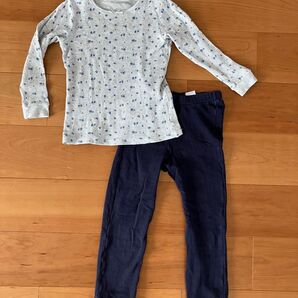 ユニクロ キッズ パジャマ 長袖 120 女の子