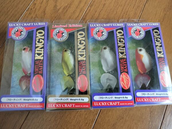 ラッキークラフト 姉金 60f 4つセット 金魚 クランクベイト