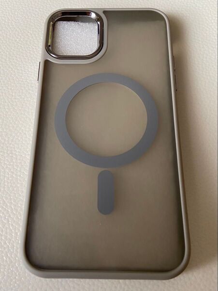 【新品未使用】iPhone11 MagSafe化 スマホケース グレー