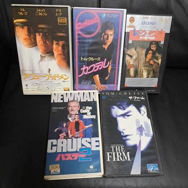 トム・クルーズ映画VHS 5本セット