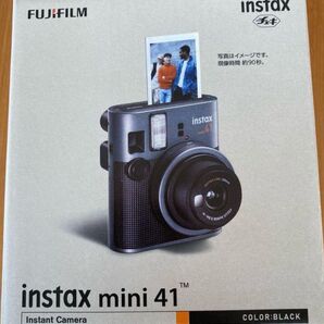 FUJIFILM instax mini 41 ブラック 本体
