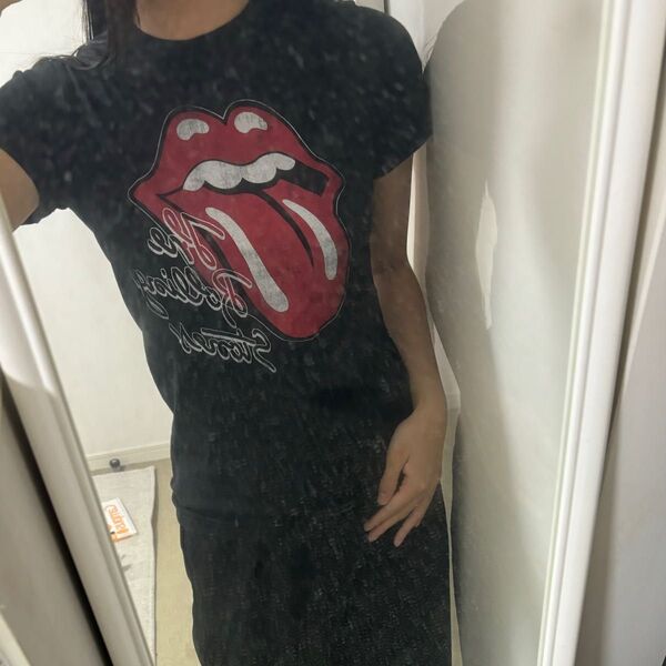 Tシャツ ビンテージ 古着 半袖 ブラック y2k グランジ ストリート