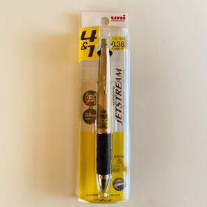 ジェットストリーム 4&1 0.38 シャンパンゴールド 4色ボールペン シャープペン 必需品