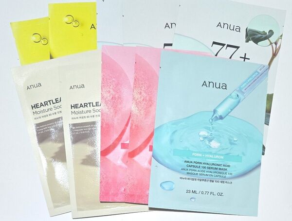 新品未使用 アヌア anua パック 10枚セット フェイスマスク お試し お得セット シートマスク