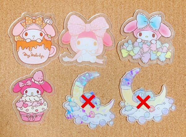 アクリルパーツ 8cm