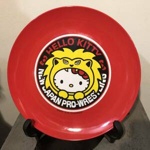 【即決/送料無料】 HELLO KITTY NJPW ハローキティ 新日本プロレス メラミンプレート コラボグッズ 非売品 中古