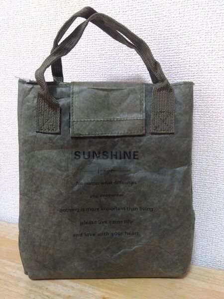 保冷お弁当トートバッグ ペーパーライクお弁当バック 保冷バック