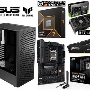 AMD Ryzen7 9700X/RTX4070/水冷/B650/DDR5 32GB/M.2 1T/Win11/Office