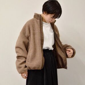 kutir クティール ボアジップブルゾン