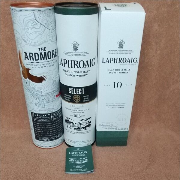 ウイスキー3本セット Ardmore Legacy他