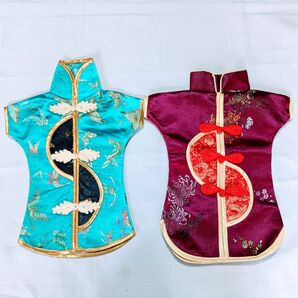 チャイナボトルカバー 2枚set