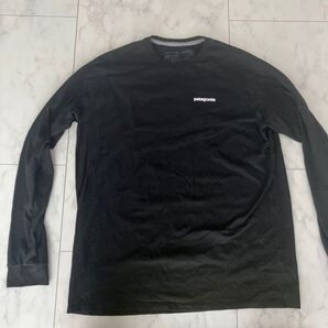 patagonia ロングTシャツ ブラック L