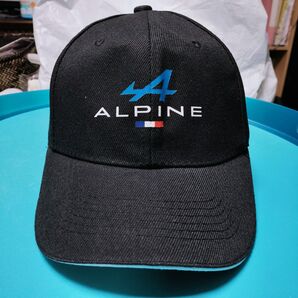 【未使用】 アルピーヌ ALPINE キャップ 帽子 黒 フリーサイズ