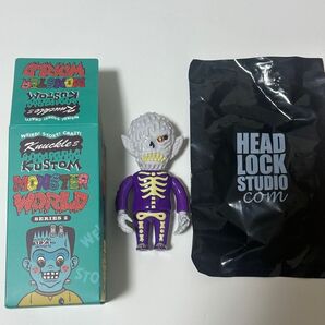 headlockstudio Knuckles KUSTOM MONSTER WORLD SERIES 2 フィギュア ソフビ