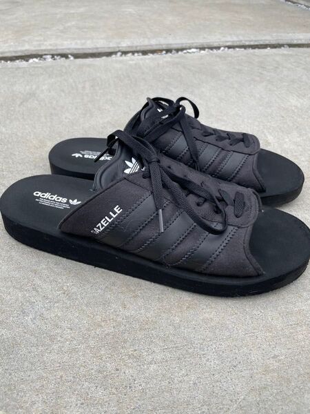 ガゼル ビーチ スライド / GAZELLE BEACH SLIDES アディダス adidas Originals ブラック