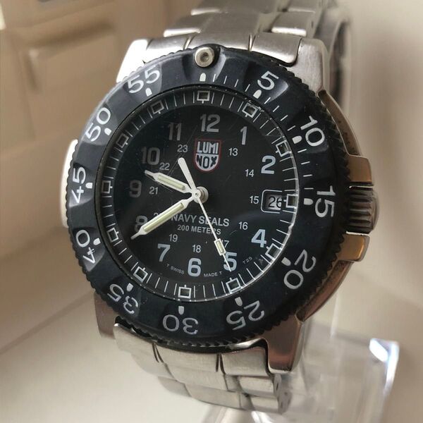 ルミノックス 腕時計 LUMINOX シリーズ3100 付属品完備 デイト クォーツ