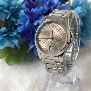 GUCCI 腕時計 レディース ピンクゴールド GG柄