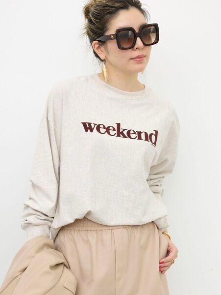 新品未使用 L'Appartement 【AMERICANA/アメリカーナ】 WEEKEND LONG SLEEVE TEE