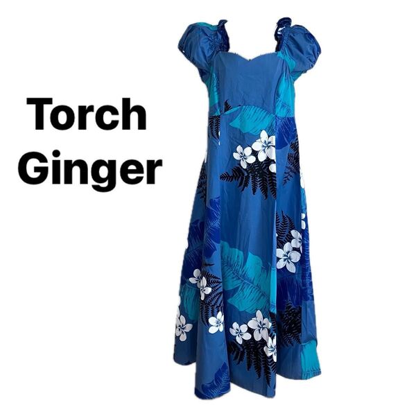 フラダンス Torch Ginger ドレス フラドレス ハワイアンファブリック
