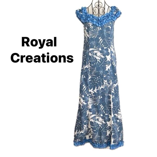 フラダンス Royal Creations マーメイドラインのドレス フラドレス ハワイアンファブリック