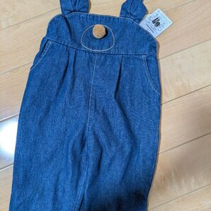 新品タグつき、80.くまさんサロペット ベビーサロペット テータテート futafuta バースデイ しまむら