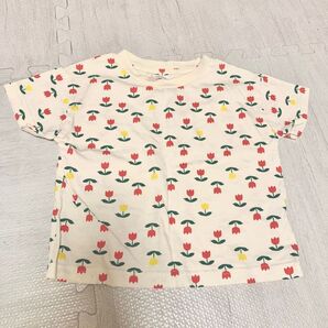 花柄 Tシャツ 100cm
