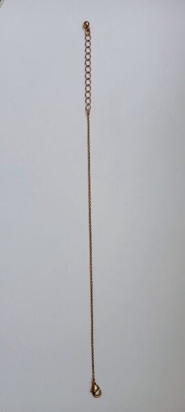 シンプル◎【ハンドメイドパーツ】ブレスレットチェーン ゴールド ネックレス アクセサリー