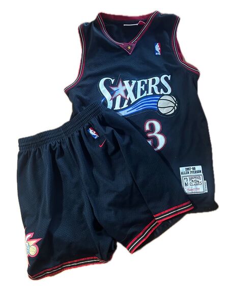 NBA SIXERS ALLEN IVERSON ユニフォームセット