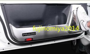 激安価 ランドクルーザープラド150系 専用PRADO フロントリアドアカバー +ドア スピーカー がバー ステンレス製8ｐセット4色可選