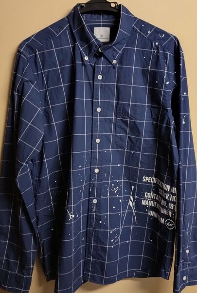 希少美品 ユニフォームエクスペリメント ドリッピング シャツ 3 SOPH ソフ fragment フラグメント