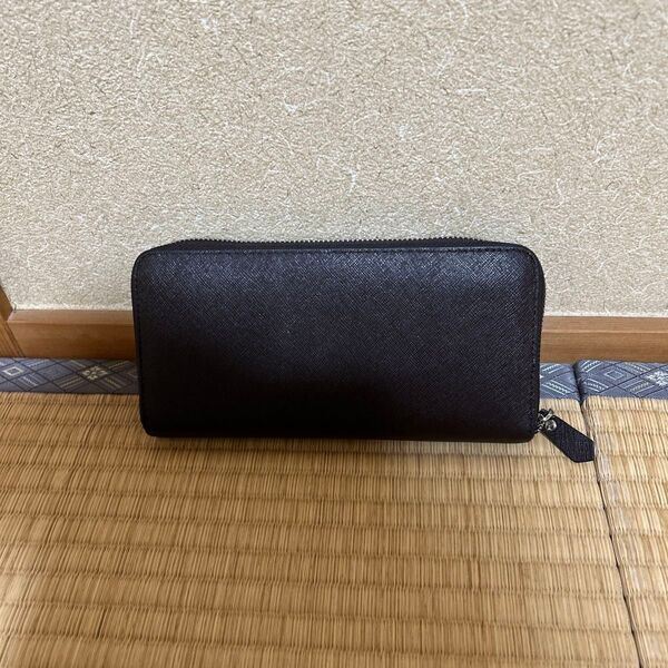 長財布 ZILLMAN YKKラウンドファスナー ロングウォレット 牛革