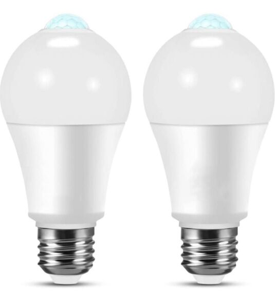 E26電球 3000k 9w人感LED電球 80w形相当 1000LM 100V 2個パック