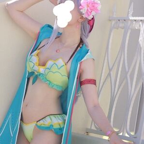 FGO カーマ アヴェンジャー 水着 第二 コスプレ衣装 ウィッグ フルセット