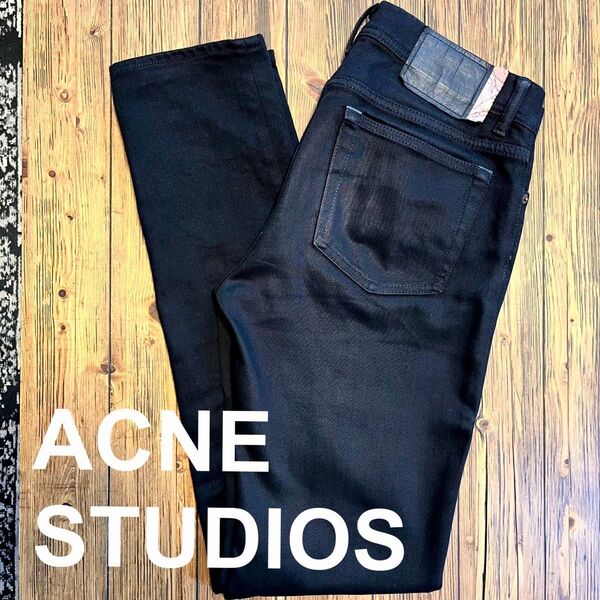 ACNE STUDIOS スキニーデニム ブラックBl Konst North