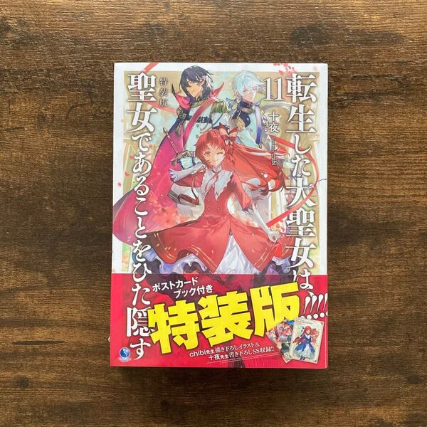 【未開封】転生した大聖女は、聖女であることをひた隠す 11 特装版 ポストカードブック付 十夜 chibi アース・スターノベル