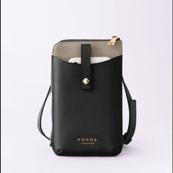 GWセール!定価以下 未使用 黒×ピンク TOOCA PETALRIM MULTIBAG マルチバッグ フォンケース ショルダー