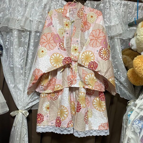529 大きいサイズ*〜5Lほど*ロリータ甚平