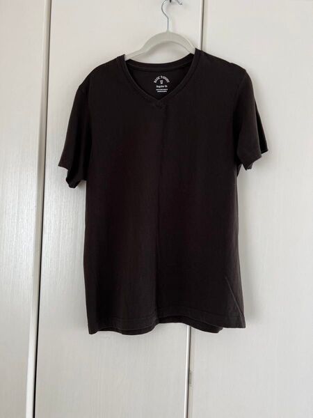 GU BASIC VネックTシャツ メンズM 綿100%