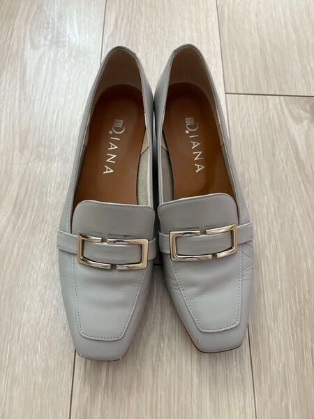 ダイアナ(DIANA)ローファー グレー 23.5cm シューズ オフィス
