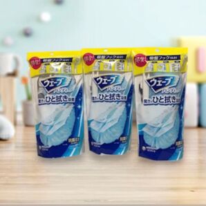 【限定!吸盤フック付(^^♪】ハンディワイパー(本体&取替シート1個)3個⑩