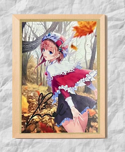 【ロロナのアトリエ 岸田メル サイン入り】オリジナルアートグッズ