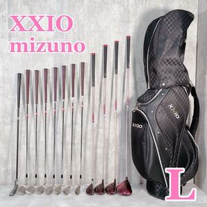 W260 XXIO mizuno ゼクシオ ミズノ レディース ゴルフ クラブセット 13点 ピンク あずき キャディバッグ美品