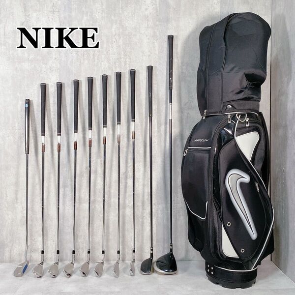 W261 NIKE ナイキゴルフ メンズ ゴルフ クラブセット 11点 男性 ブラック イエロー