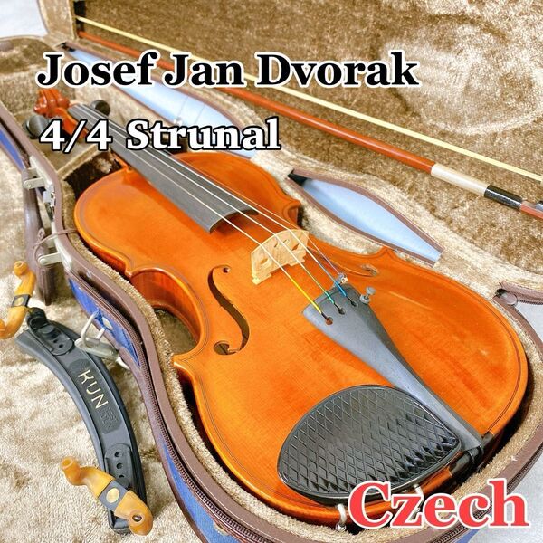 W372 Josef Jan Dvorak 4/4 Strunal バイオリン チェコ製 弦楽器 楽器 K.SUGITO 弓