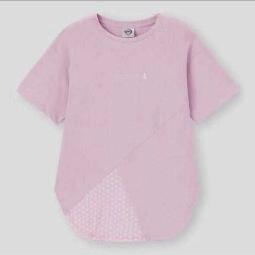 GU☆鬼滅の刃 オーバーサイズコンビ Tシャツ☆竈門禰豆子
